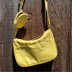 Wild Fable yellow Purse W/Mini Keychain